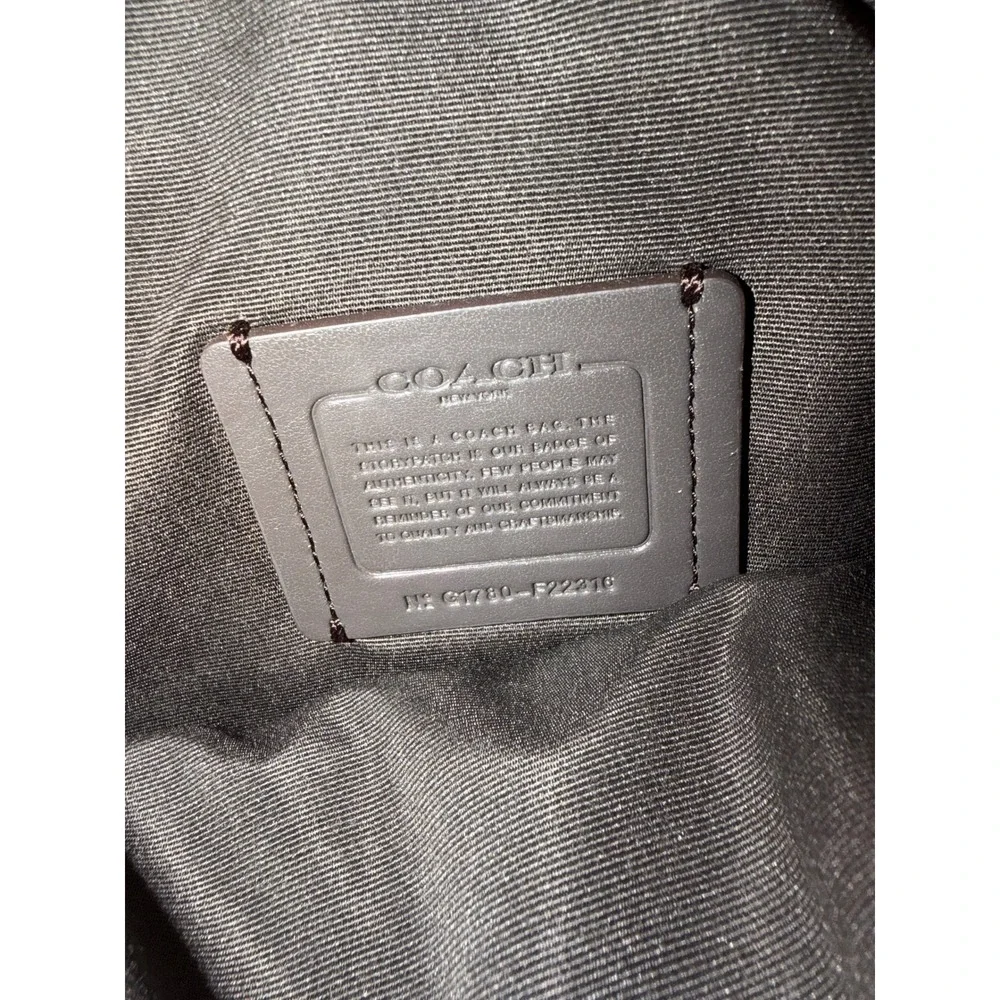 Coach Kelsey Metallic Taupe Pebble Leather Satchel Crossbody Bag F22316